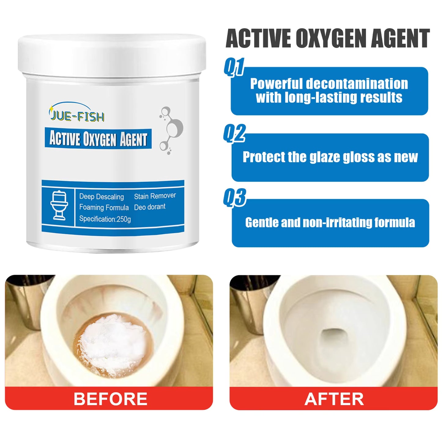Toilet Active Oxidizing Agent - Flat 50% Off (Buy 1 Get 1)