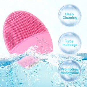 Facial Cleansing Brush Massager