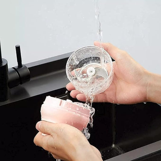 🧄 Mini USB Rechargeable Electric Food Chopper – 250ml (Pink)