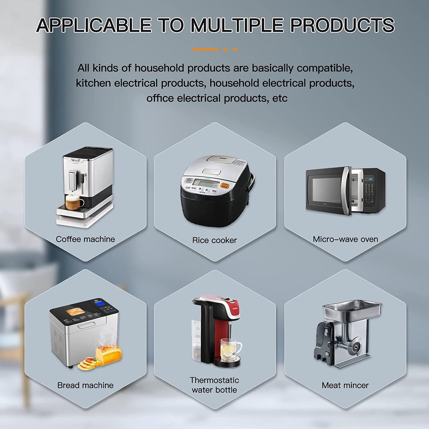 Universal Cord Organizer for Kitchen Appliances