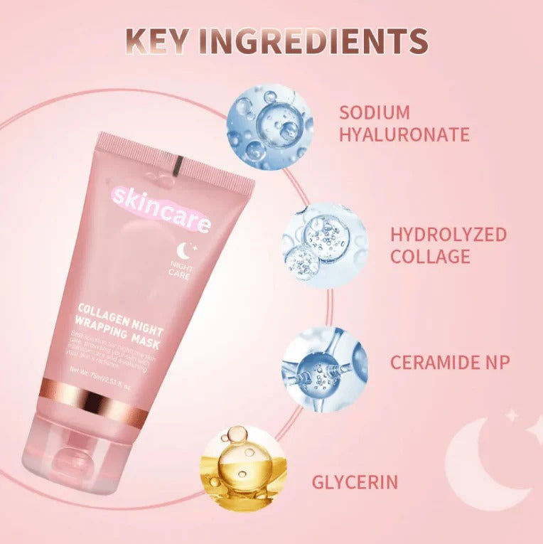 Korean Collagen Night Wrapping Peel Off Mask