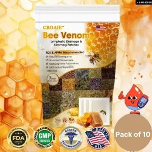 Bee Venom Lymphatic Drainage & Slimming Foot Patches 🌿👣 (BUY 1 GET 1 FREE)