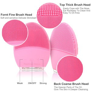 Facial Cleansing Brush Massager