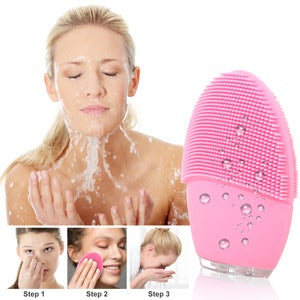 Facial Cleansing Brush Massager